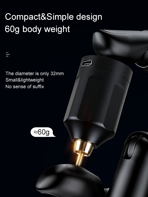 OLED Wireless Tattoo Power Supply