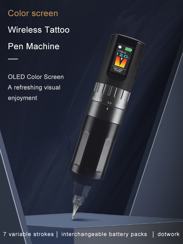 Color Screen Wireless Tattoo Pen Machine