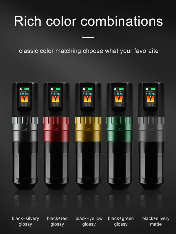 Color Screen Wireless Tattoo Pen Machine